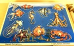 Melissa & Doug Magnetic Fishing Game Wood Puzzle. Fixed Price $10.00.