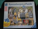 Ravensburger 300 Piece Jigsaw Puzzle Cats Got Mail Large Format Brand New Rare. Fixed Price $20.90.