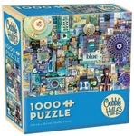 Cobble Hill Puzzle; Blue By Shelley Davies; 1,000 Pcs. Fixed Price $15.25.