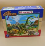 Wood 'n Things "dinosaurs" Jumbo Floor Jigsaw Puzzle 48 Pieces 2X3 Feet Complete. Fixed Price $12.60.