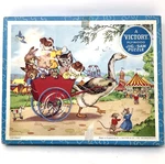 Victory Plywood Jig-saw Puzzle Vintage 30 Piece Complete Animal Friends At Fair. Fixed Price $24.99.