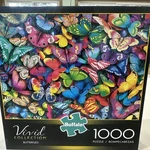 Butterflies 1000PC Puzzle Vivid Collection Family Activity New. Fixed Price $9.95.