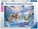 New & Sealed Ravensburger 19949 Deer And Stags Winter 1000 Pc Jigsaw Puzzle. Fixed Price $29.95.