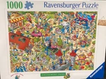 Ravensburger 1000 Pc. Holiday Resort: #4 The Amusement Park Jigsaw Puzzle Nib. Fixed Price $10.00.
