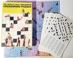 Vintage 1975 Springbok Jigsaw Puzzle Worlds Most Remarkable Crossword Complete. Fixed Price $15.99.