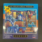 Dowdle "las Vegas Great Wheel" 500 Piece Jigsaw Puzzle Usa New Nevada Souvenier. Fixed Price $10.00.