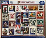 White Mountain "christmas Stamps" Jigsaw Puzzle 1000 Pieces + Poster Complete. Fixed Price $18.99.