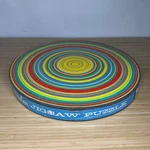 Vtg 1968 Springbok Whirling Discs Circular Jigsaw Puzzle Tadasky Lowe Art Museum. Fixed Price $124.99.