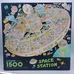 Springbok Space Station Puzzle 1500 Piece Robert Blair Martin Excellent Vtg. Fixed Price $74.98.