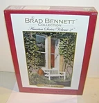 "white Bench" By Brad Bennett Collection 550 Pc. Jigsaw Puzzle New Sealed. Fixed Price $9.95.