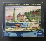 Mega Puzzles Hometown Collection Heronim Cape Cod Beach Party 1000 Pc Jigsaw. Fixed Price $29.99.