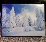 Hallmark 500 Pc. Jigsaw Puzzle Snowy Tree Landscape New Old Stock 2001 18 X 23". Fixed Price $13.00.