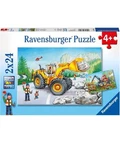 Ravensburger Puzzle Set 2X24 Pieces Construction Vehicles Ages 4+ New. Fixed Price $11.95.