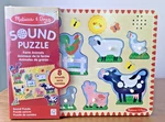Melissa & Doug Farm Animals Puzzle - 8 Sounds Batteries Not Included Nwt. Fixed Price $11.99.