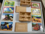 Shcylling Curious George & Construction Wooden Jigsaw Puzzle W/ Boxes. Fixed Price $24.50.