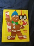 Vintage Playskool Gingerbread Man 185-21 Wood Puzzle. Fixed Price $24.99.