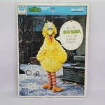 Vintage 1977 Whitman Frame-tray Puzzle Sesame Street Big Bird. Fixed Price $6.50.