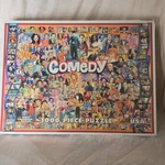 White Mountain Comedy 1000 Jigsaw Puzzle Made Usa Extra Large Pieces. Fixed Price $25.00.