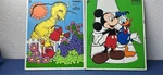 Vintage Playskool Wooden Puzzle Lot Big Bird Sesame Street Mickey Donald Usa. Fixed Price $13.99.