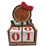 Wooden Gingerbread Girl Countdown To Christmas Calendar Blocks Hobby Lobby. Fixed Price $30.00.
