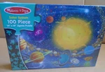 Melissa & Doug Solar System Jigsaw Puzzle 100 Piece Size 14" X 19" Nib. Fixed Price $19.99.