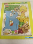 Vtg 1994 Playskool Sesame Street Learning Series Wooden Puzzle Big Bird Pc. Fixed Price $19.95.