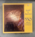 Vintage Milton Bradley We The People Spirit Of America 550 Piece Jigsaw Puzzle. Fixed Price $19.99.