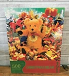 Springbok Christmas Bear 500 Piece Holiday Puzzle 20" X New Sealed. Fixed Price $9.89.