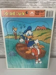 Vintage Disney Golden Frame Tray 12 Pcs Puzzle Donald Duck Boat 8234 Complete. Fixed Price $8.00.