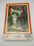 Vintage 60S Milton Bradley Big Eye Kitty 500 Pc Jigsaw Puzzle Sugarpuss Complete. Fixed Price $39.99.