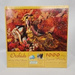 New Sealed Sunsout Puzzle Nene Thomas "orchids" 1000 Pc Item 67636 - 19"X30". Fixed Price $29.99.
