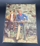 Vintage Whitman 1950 Gene Autrey Western Cowboy Inlaid Tray Puzzle 2981 Usa Htf. Fixed Price $14.00.