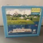 Mb Charles Wysocki Americana Mendocino 1000 Pc Jigsaw Puzzle Milton Bradley. Fixed Price $34.99.