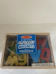 Wooden Magnetic Alphabet, Letters Melissa & And Doug Item # 448 Ages 3+ New. Fixed Price $15.00.
