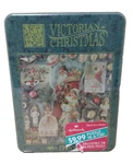 Vintage Hallmark 1995 Springbok Victorian Christmas Puzzle Metal Tin 500PCS. Fixed Price $14.95.