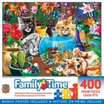 Masterpieces - Family Time Marvelous Kittens 400 Jigsaw Puzzle. Fixed Price $7.99.