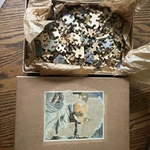 Antique Hand Cut Wooden Sculptured Jig Saw Puzzle By Joseph Straus Over 300PCS. Fixed Price $75.00.