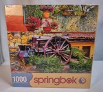New 2012 Springbok "colorful Courtyard" 1000 Piece Puzzle Sealed Box 24" 30". Fixed Price $11.49.