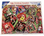 White Mountain "ugly Christmas Sweaters" 1000 Piece Jigsaw Puzzle Lori Schory. Fixed Price $23.99.