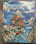 Noah's Ark Jigsaw Puzzle 550 Pcs Bill Bell 18X24 Inches Great American Factory. Fixed Price $7.75.