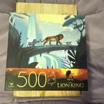 Cardinal Disney Lion King 500 Piece Jigsaw Puzzle 24X18 Inch Movie Theme. Fixed Price $15.00.
