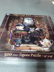 Sunsout Storytime Cats 500PIECE Jigsaw Puzzle. Fixed Price $16.00.