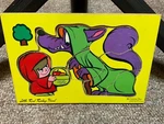 Vintage Connor Toy Little Red Riding Hood Wooden Puzzle No. 7445-3 9" X 6". Fixed Price $6.40.