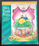 Golden Disney 300 Piece Movie Poster Puzzles Snow White, Cinderella, Beauty 2X3. Fixed Price $29.99.