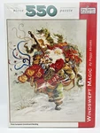 Spilsbury Co. Windswept Magic Santa 550 Pc Puzzle Peggy Abrams 18"X24" New. Fixed Price $29.99.