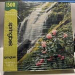 Hallmark Springbok Peaceful Waterfall 1500 Piece Puzzle. Fixed Price $17.95.