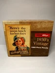 Kellogg's 1930'S Vintage Corn Flakes Advertisement Puzzle 1000 Piece Game. Fixed Price $14.11.