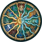 1000 Pieces Zodiac Jigsaw Puzzles For Adults Kids Teen Round Game Toys Gi. Fixed Price $22.58.
