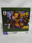 Nib Hasbro Big Ben 1500 Piece Puzzle Diane Dietrich Leis Stock Photo 2008. Fixed Price $12.99.