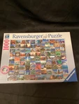 Ravensburger Puzzle 99 Beautiful Places On Earth 1000 Piece Landmarks Jigsaw. Fixed Price $8.00.
